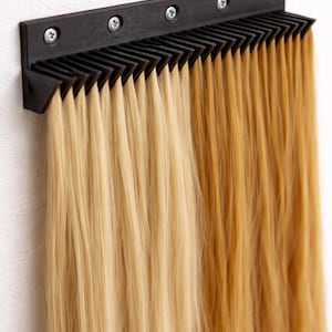 Wall mounted Hair Extension Holder for Combing, Sorting, Cutting and Coloring |2 Units|