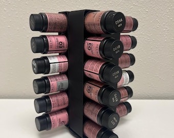 Organizer na butelki Redken Shades EQ, obrotowy uchwyt na 24 butelki | Drukowana w 3D stacja do koloryzacji w salonie