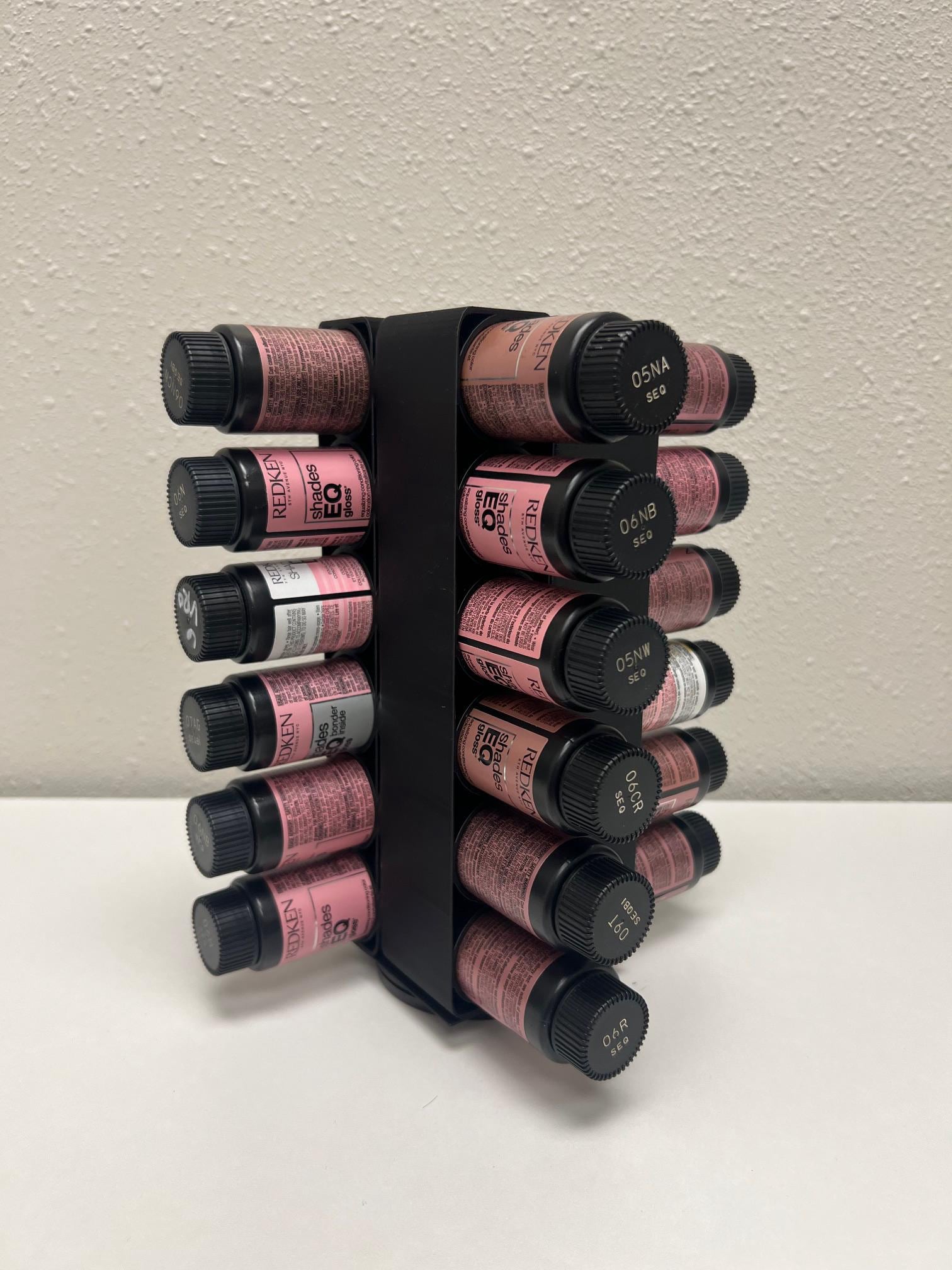 Redken Shades EQ Bottle Organizer, Rotating 24 Bottle Holder 3D Printed Salon Color Station