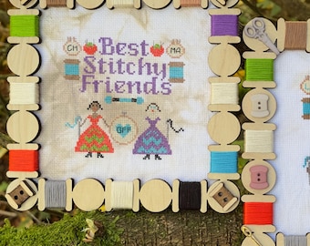 Best Stitchy Friends PDF Cross Stitch Chart