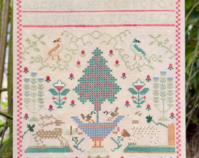 Eliza Fisher 1803 - a reproduction adaptation sampler PDF cross stitch chart