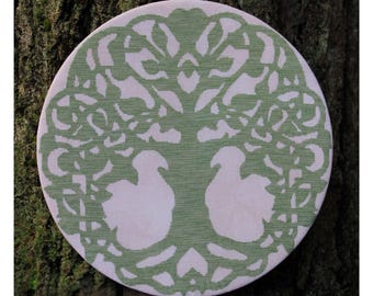 Tree of Life Cross Stitch PAPER Pattern | PNW Coastal Tree | Nature Inspired | Washington Tree of Life | Monochrome Cross Stitch