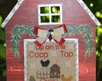 Up on the Coop Top PDF Cross Stitch