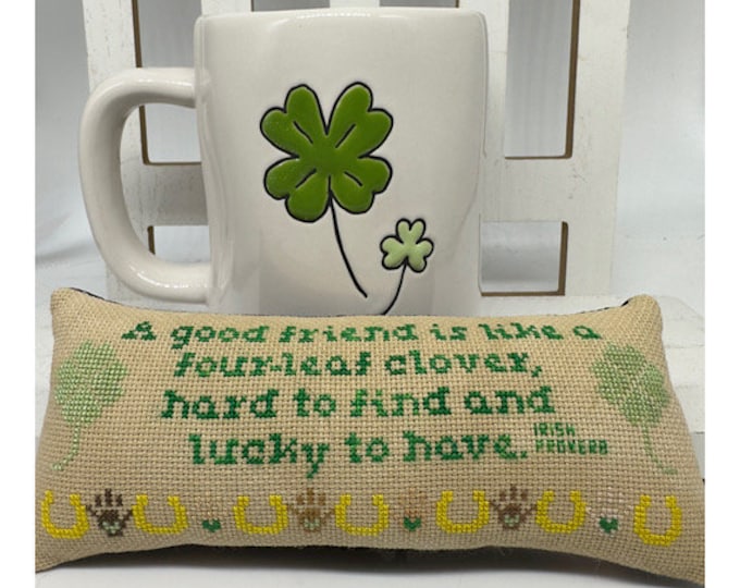 A Good Friend - An Irish Proverb PDF cross stitch chart