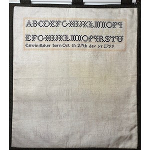 Calvin Baker- a reproduction sampler pdf chart