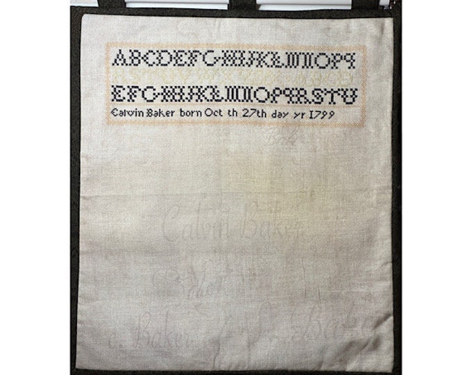 Calvin Baker- a reproduction sampler pdf chart