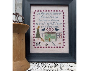 House Into A Home PDF Cross Stitch Chart