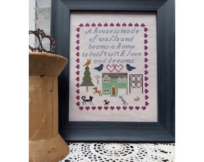 House Into A Home PDF Cross Stitch Chart