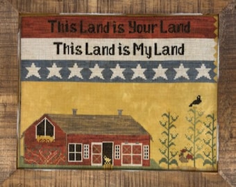 Grandpa's Barn Cross Stitch PDF Chart