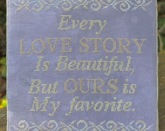Love Story Cross Stitch PDF Chart