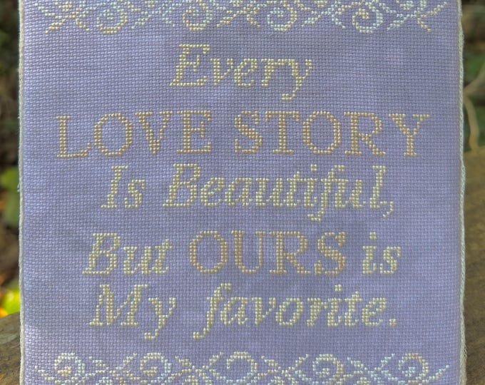 Love Story Cross Stitch PDF Chart