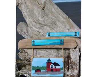 Let the Light Guide You PAPER Cross Stitch Pattern | Lighthouse Cross Stitch | Coastal Nautical Cross Stitch | Inspirational Lighthouse