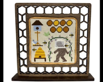 Beekeeper Bigfoot PDF Cross Stitch Chart