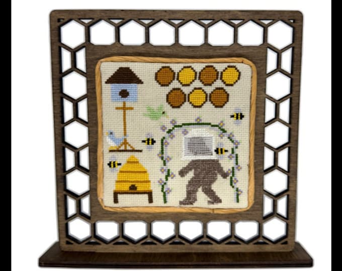 Beekeeper Bigfoot PDF Cross Stitch Chart