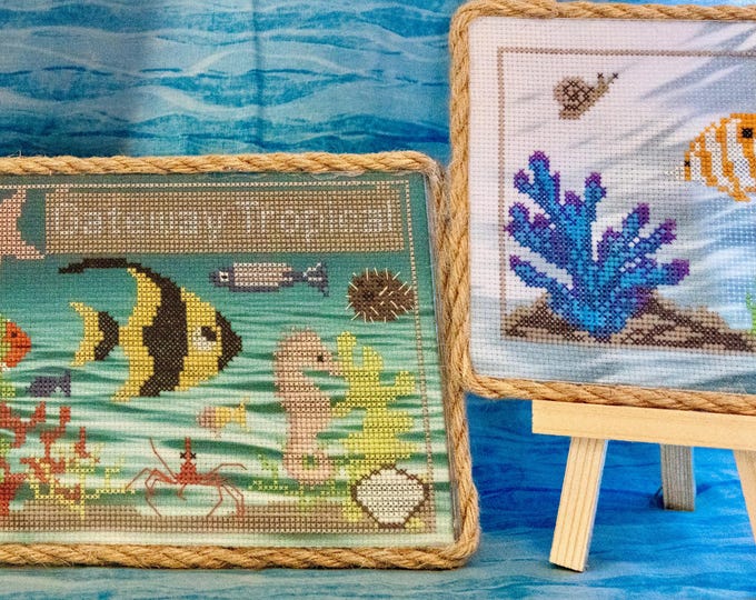 Gateway Tropical PDF Cross Stitch Pattern | Tropical Fish Cross Stitch | Aquarium Pattern | SamBrie Stitches