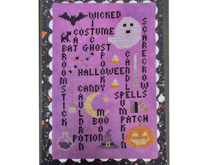 Words to Live By- Halloween Edition PDF cross stitch chart
