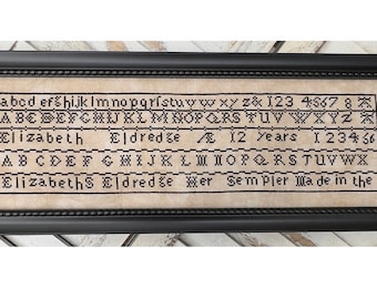 Elizabeth S. Eldredge - a reproduction sampler PDF chart