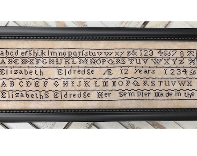Elizabeth S. Eldredge - a reproduction sampler PDF chart
