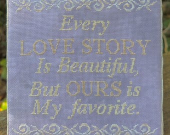 Love Story PAPER cross stitch chart