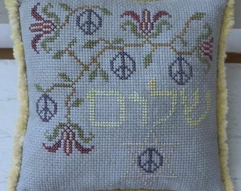Shalom Cross Stitch PDF Chart