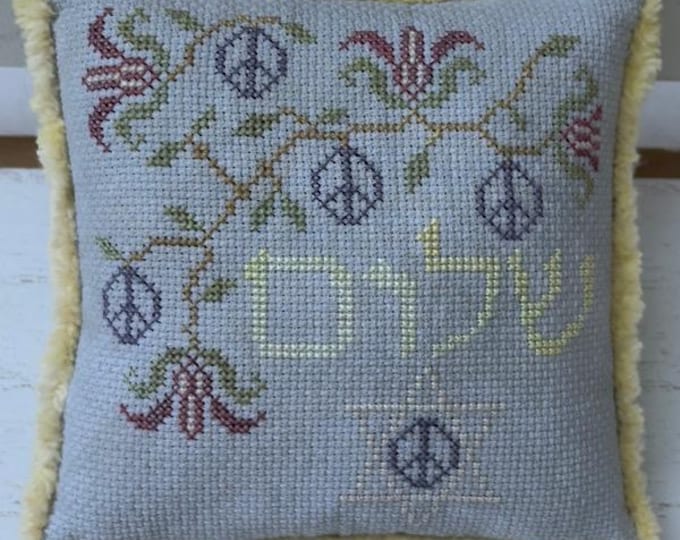 Shalom Cross Stitch PDF Chart