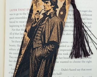 Sherlock Holmes 3D Printed Bookmark | Victorian London Detective Bookmark | Mystery Reader Gift