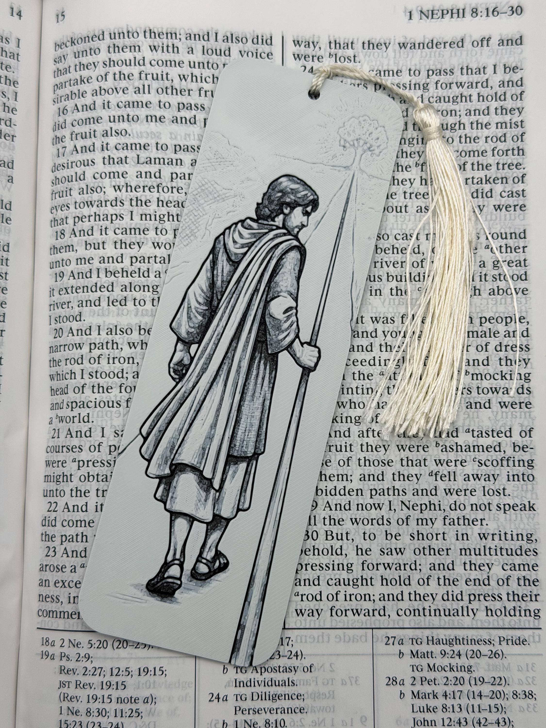 Tree of Life Bookmark | Lehi's Dream Iron Rod LDS Scripture Accessory ...