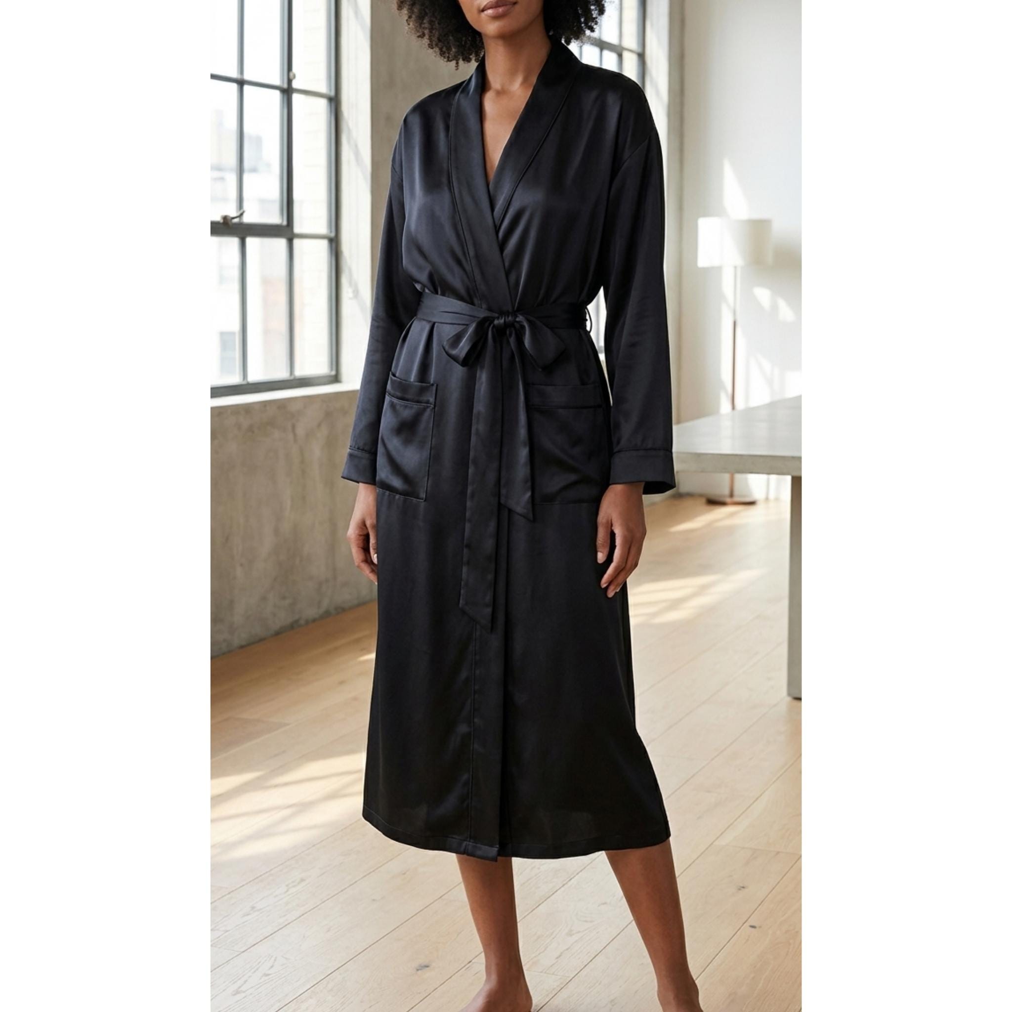 ladies dressing gown sewing patterns Pattern PDF | Women's Robe Pattern XS-3XL | Modern Loungewear Pattern With Pockets | Easy Bathrobe Sewing Pattern free robe pattern pdf