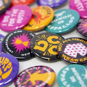 Dungeon Crawler Carl Button Pins 1.25" Custom Pick-Your-Own Pack