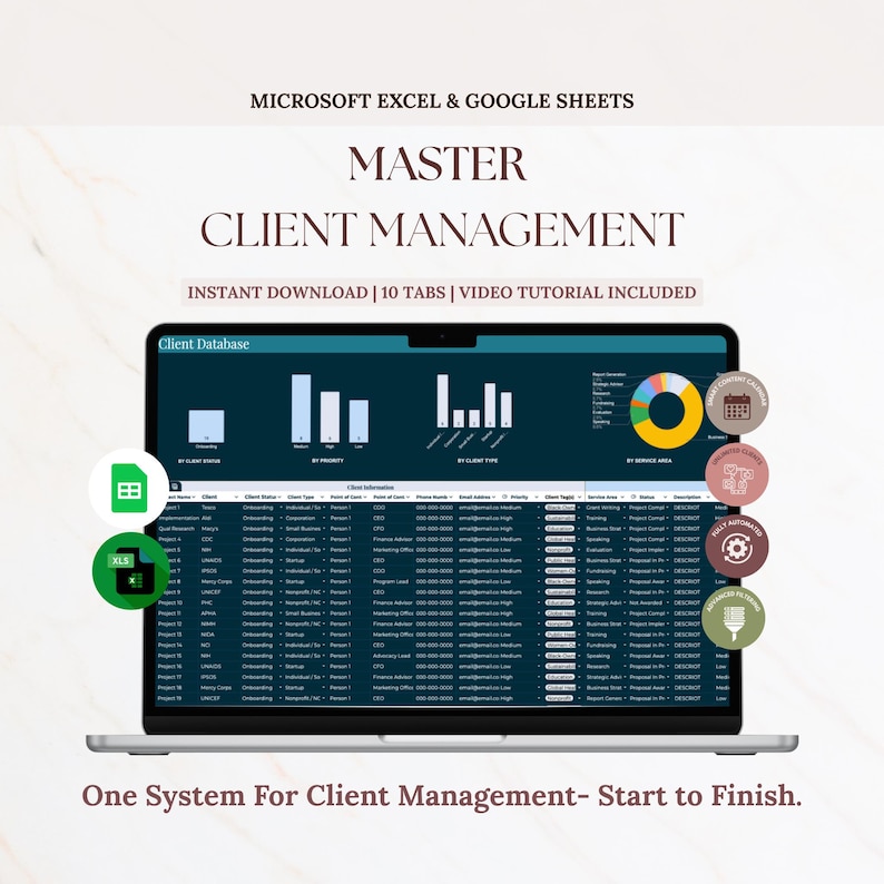 Buy Client Project Tracker | Invoice, Task and Communication Management ...