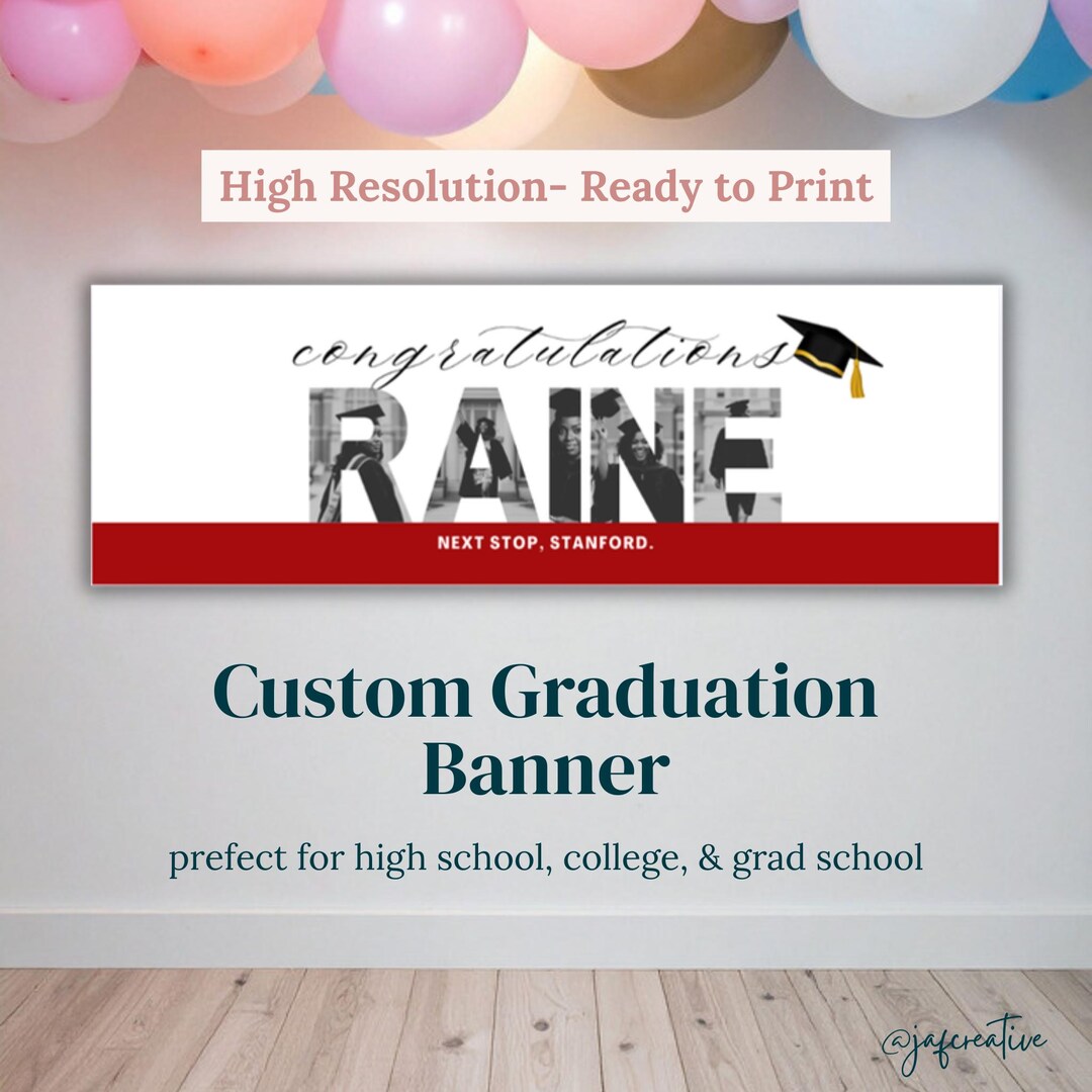 Graduation Banners R Custom Graduation Banner - Etsy