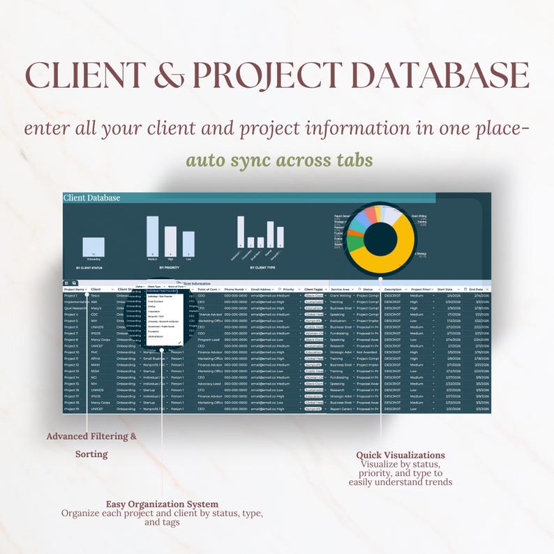 Buy Client Project Tracker | Invoice, Task and Communication Management ...