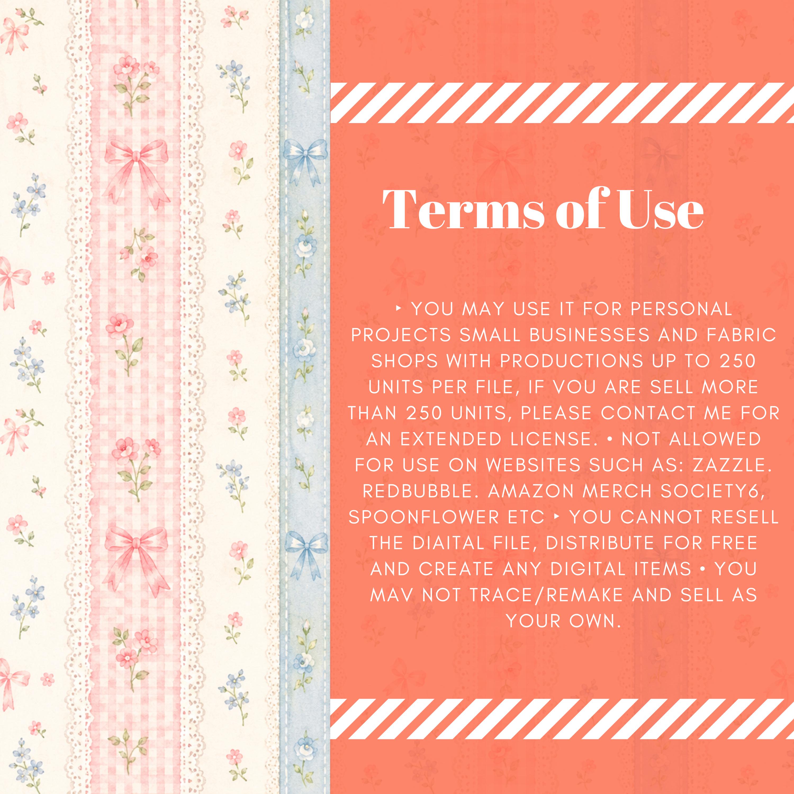 Pastel Gingham Bow Seamless Pattern JPG, Coquette Lace Stripe Digital ...