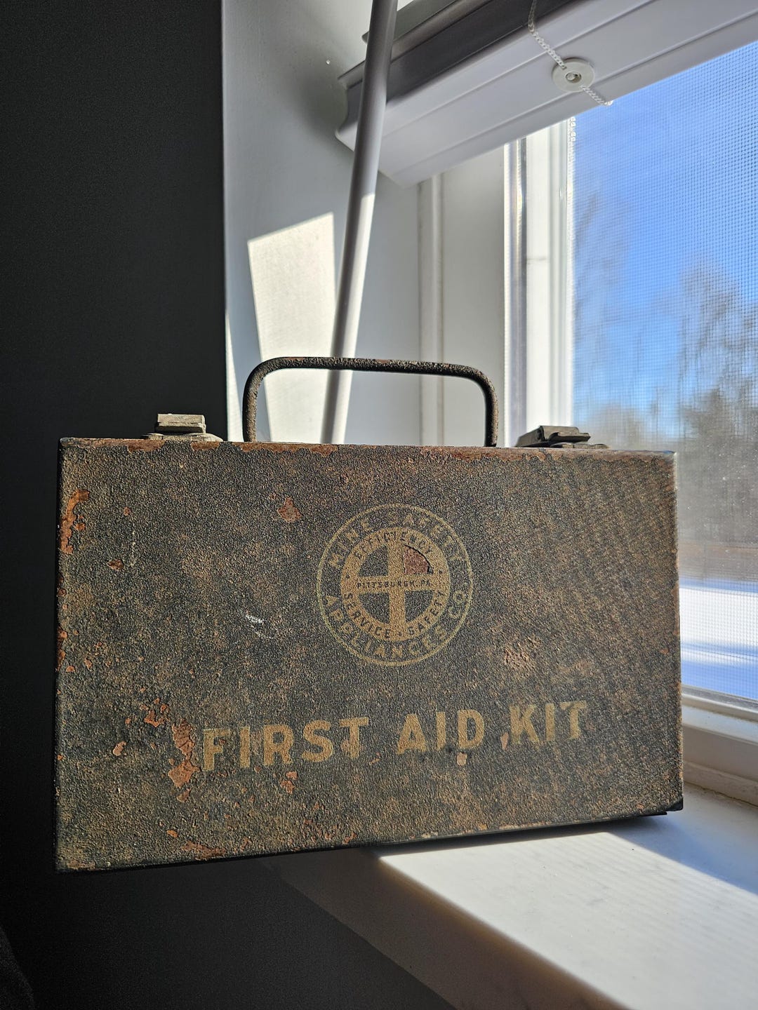 Vintage Industrial First Aid Kit – Mine Safety Appliances (MSA