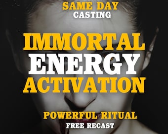 Rituale dell'immortalità / Incantesimo di energia eterna / Manifestazione di lunga vita