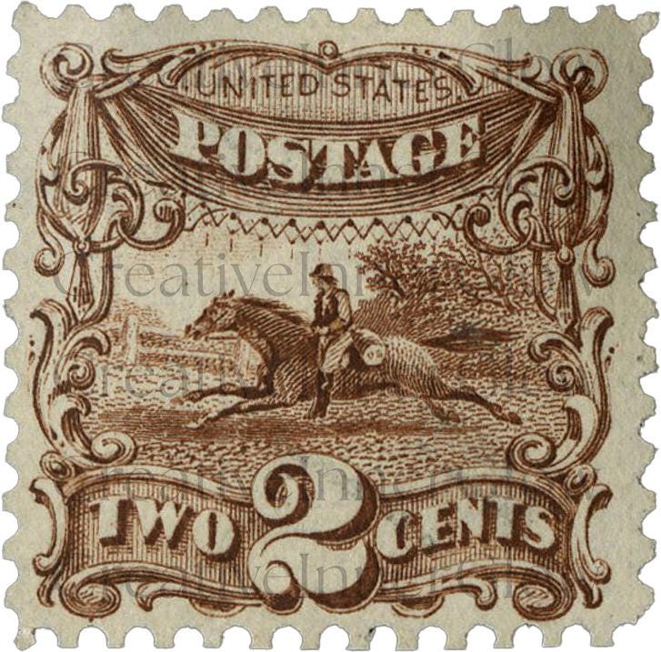 Vintage Postage Stamps Ephemera Printable – Antique Stamp Clipart PNG ...