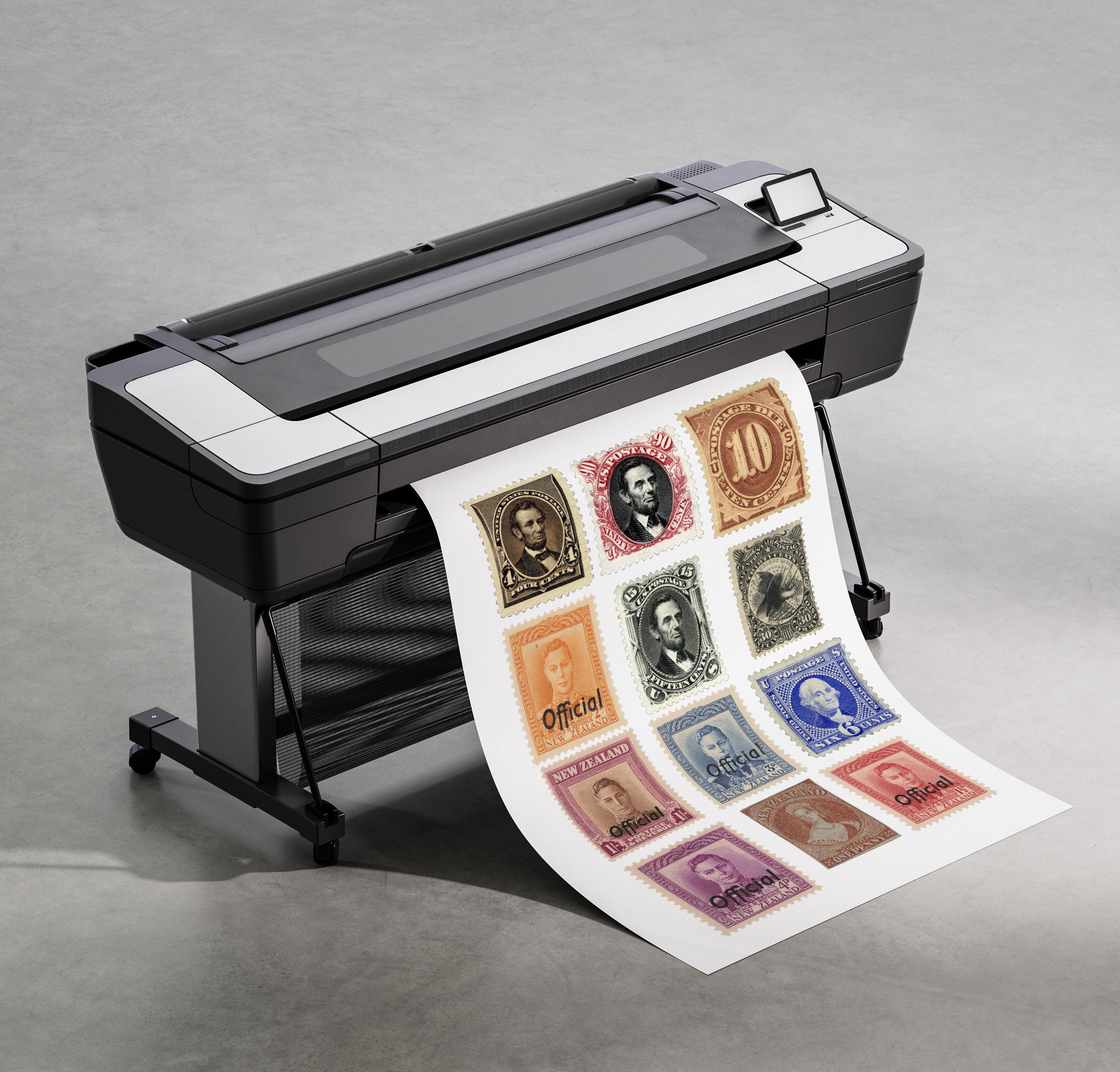 Vintage Postage Stamps Ephemera Printable – Antique Stamp Clipart PNG ...