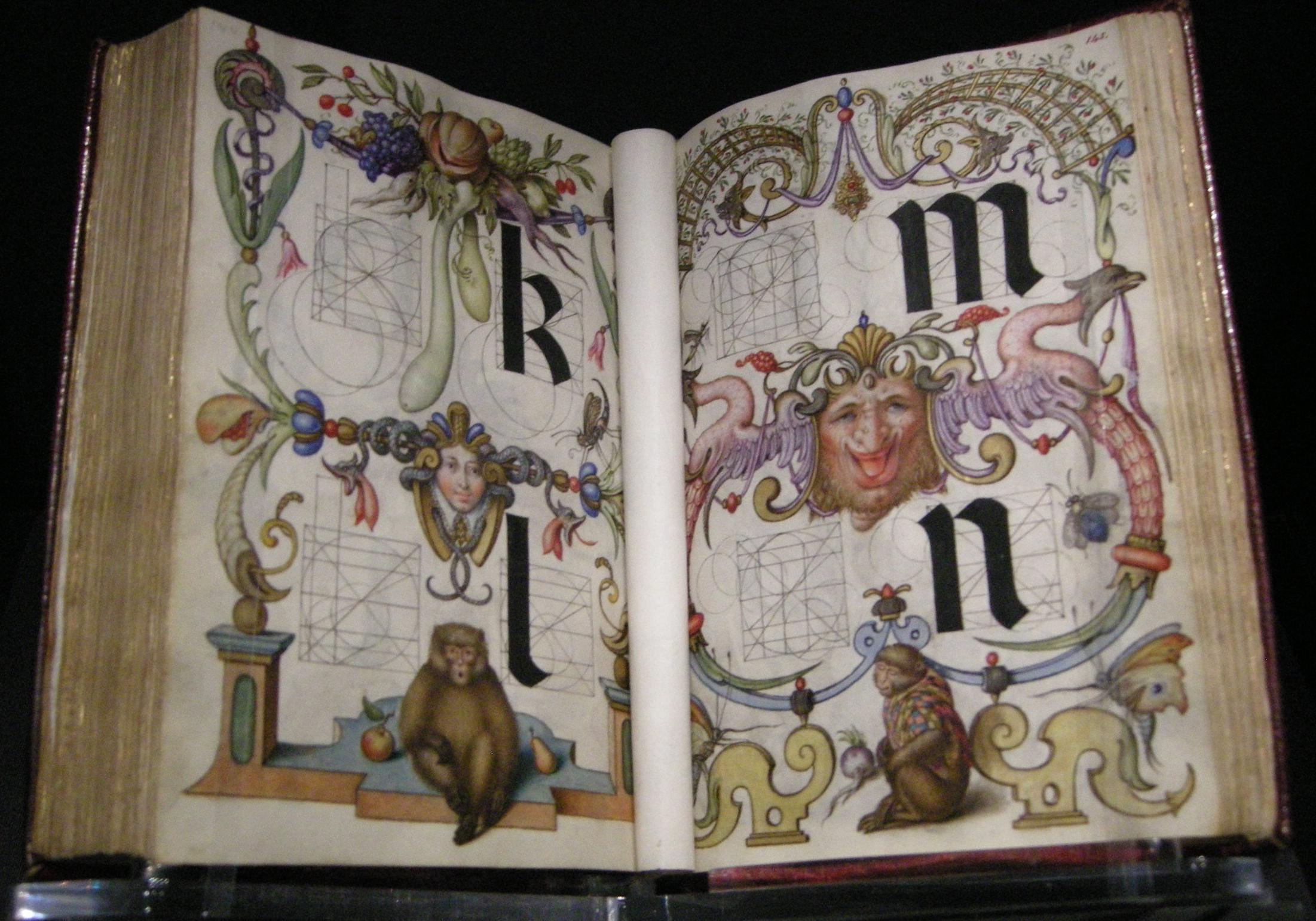 Fancy Renaissance Script Calligraphy Junk Journal Kit | 16th Century Illuminated Manuscript ...