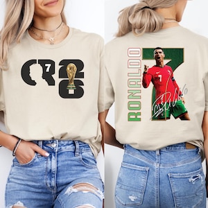 Cristiano Ronaldo Kids T-Shirt, CR7 Portugal Soccer Jersey, Youth Football Fan Apparel image 14