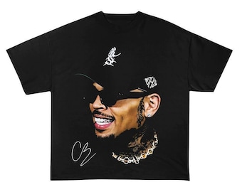 Chris Brown Graphic Tee, Comfort Colors Unisex Streetwear, RnB Fan Apparel