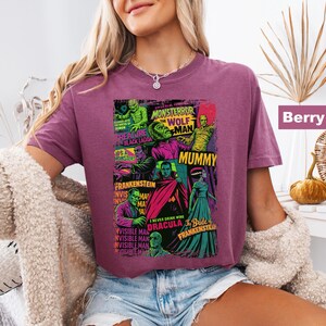 Comfort Colors Big Print Universal Monsters T-Shirt image 3