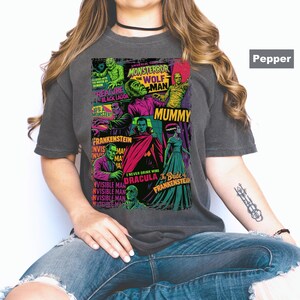 Comfort Colors Big Print Universal Monsters T-Shirt image 4