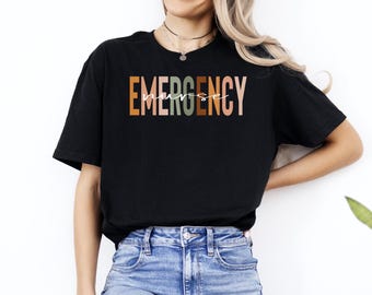 Camiseta de enfermera de urgencias, Camiseta de enfermera de urgencias, Camiseta del departamento de urgencias, Camiseta de enfermera de urgencias titulada, Camiseta de enfermera de urgencias, Regalo para enfermera