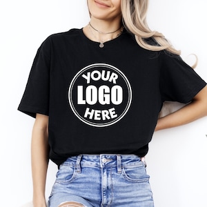 Custom Logo Shirts, Personalized Logo Shirt, Custom Design T-Shirt, Custom Text Shirt, Your Business Logo or Brand Logo, Team Logo Shirt