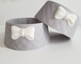bling dog bowls