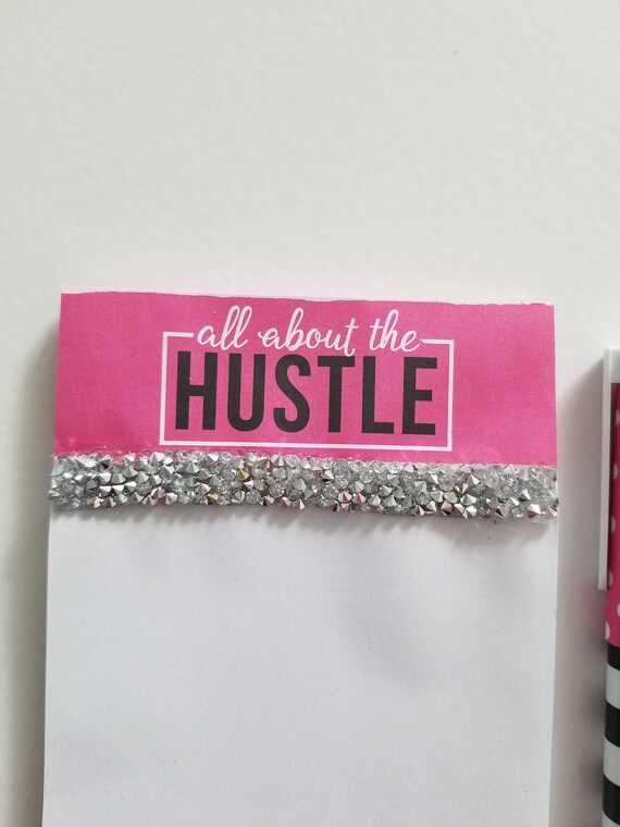 Rhinestone Glam Notepad Desk Decor