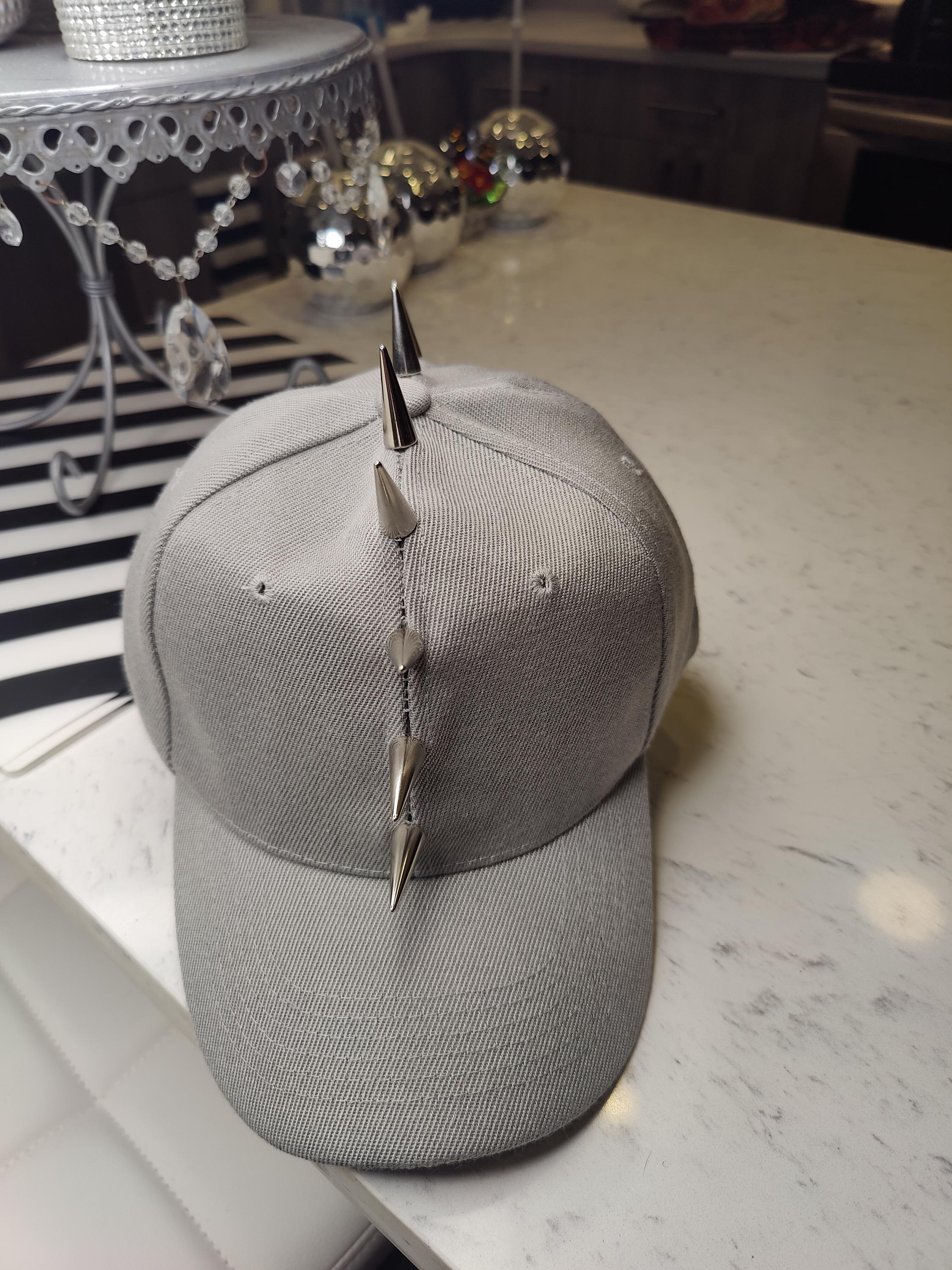 Spiked Mohawk Cap, Punk Spiked Baseball, Goth Spiked  display picture 2