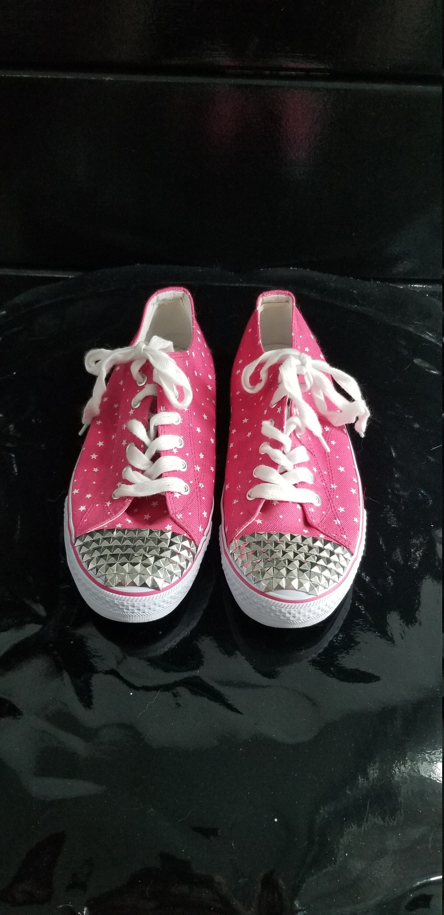 star studded sneakers