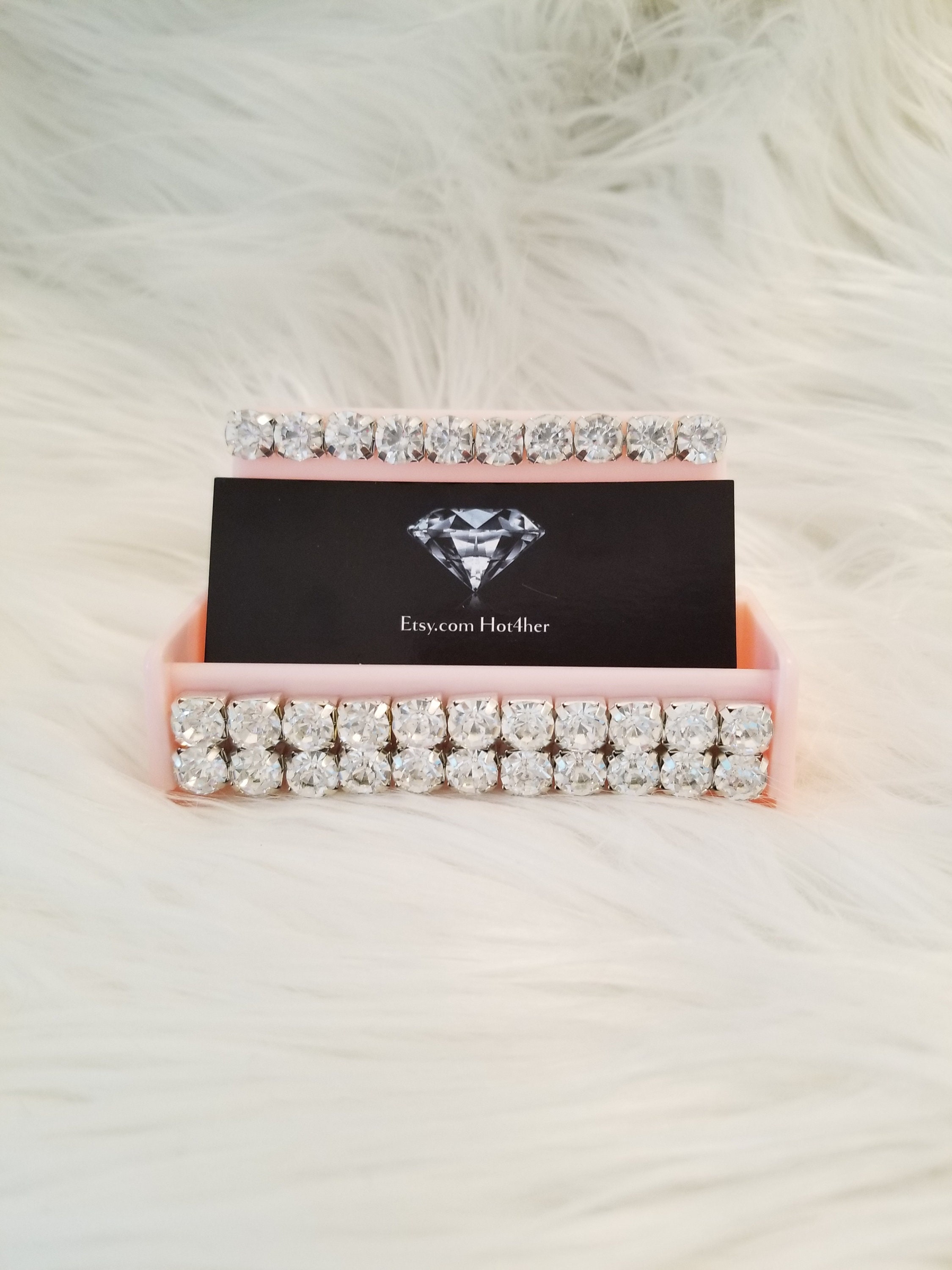 Rhinestone Business Card Case Bling Business Card Holder Women Gift Mini  Stainless Steel Metal Box Credit ID Wallet Card Holder - AliExpress