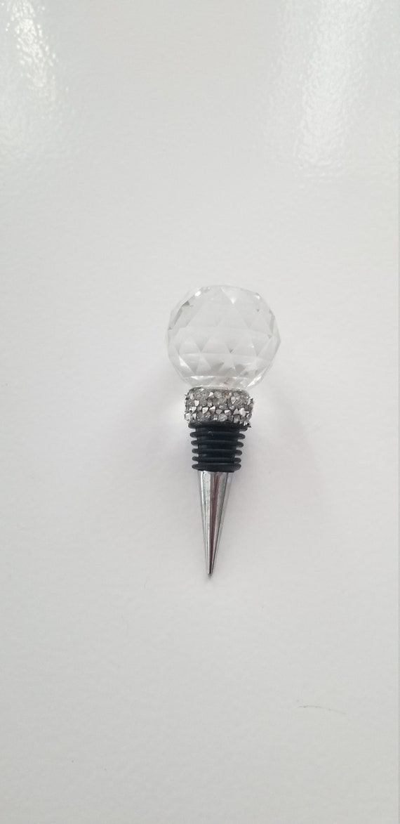 silver rhinestone bling crystal